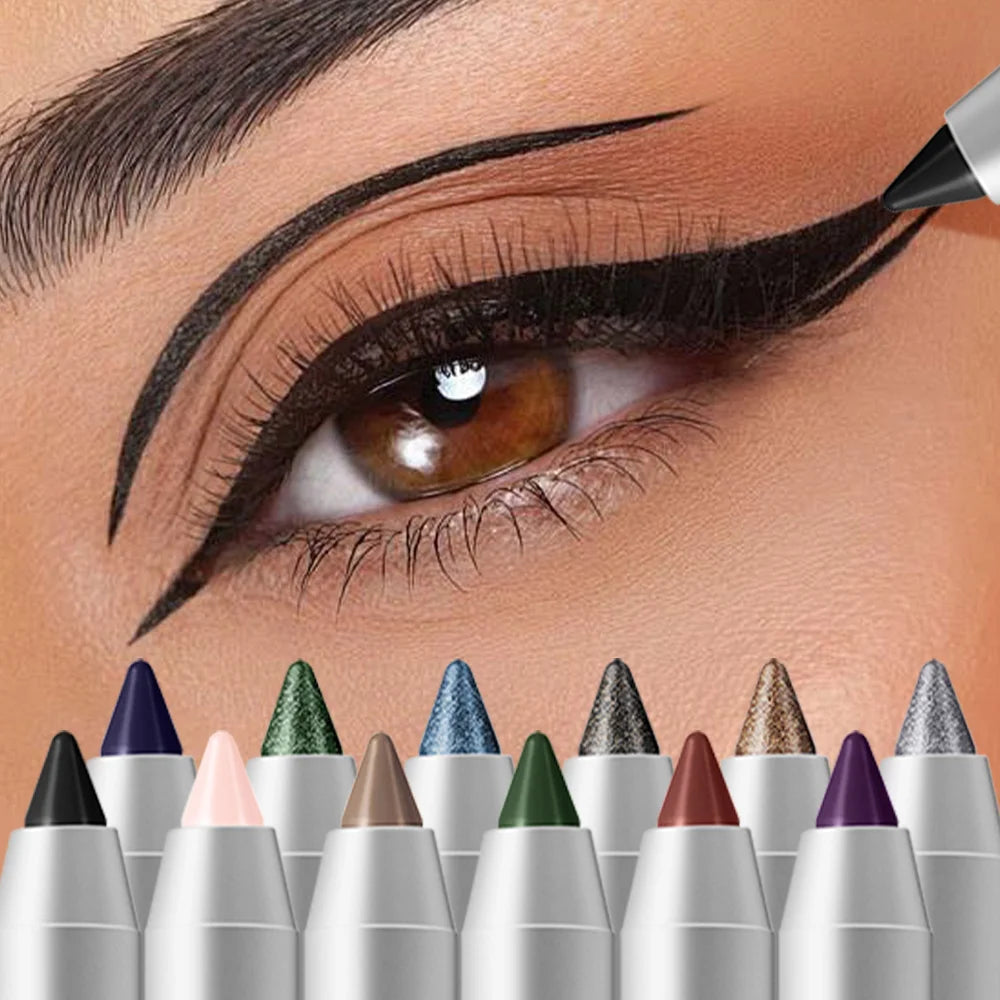 Waterproof Long-Lasting Smudge-Proof Eyeliner Pencil - 1
