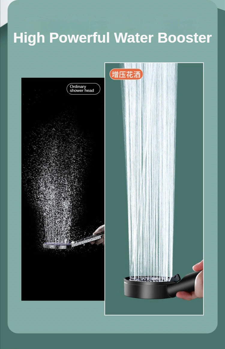 5-Mode High-Pressure Water Saving Handheld Shower Head - 14