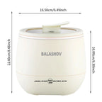 Portable 1.8L Smart Mini Rice Cooker for Small Kitchens and Dorms