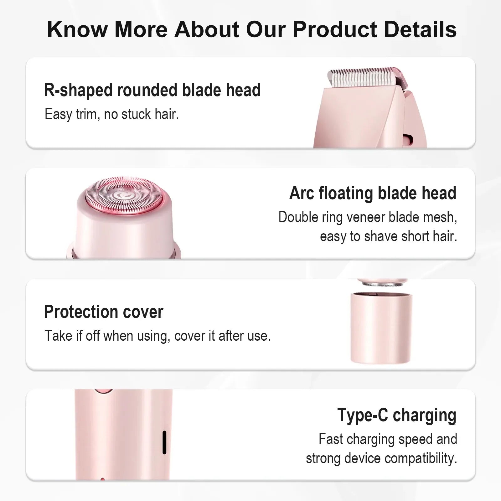 2-in-1 Waterproof Electric Shaver for Face and Body - 6