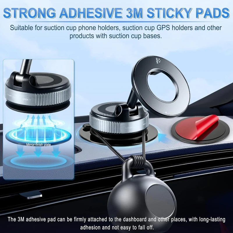 Adhesive Dashboard Mounting Disks for Car Suction Cup Holders - 3