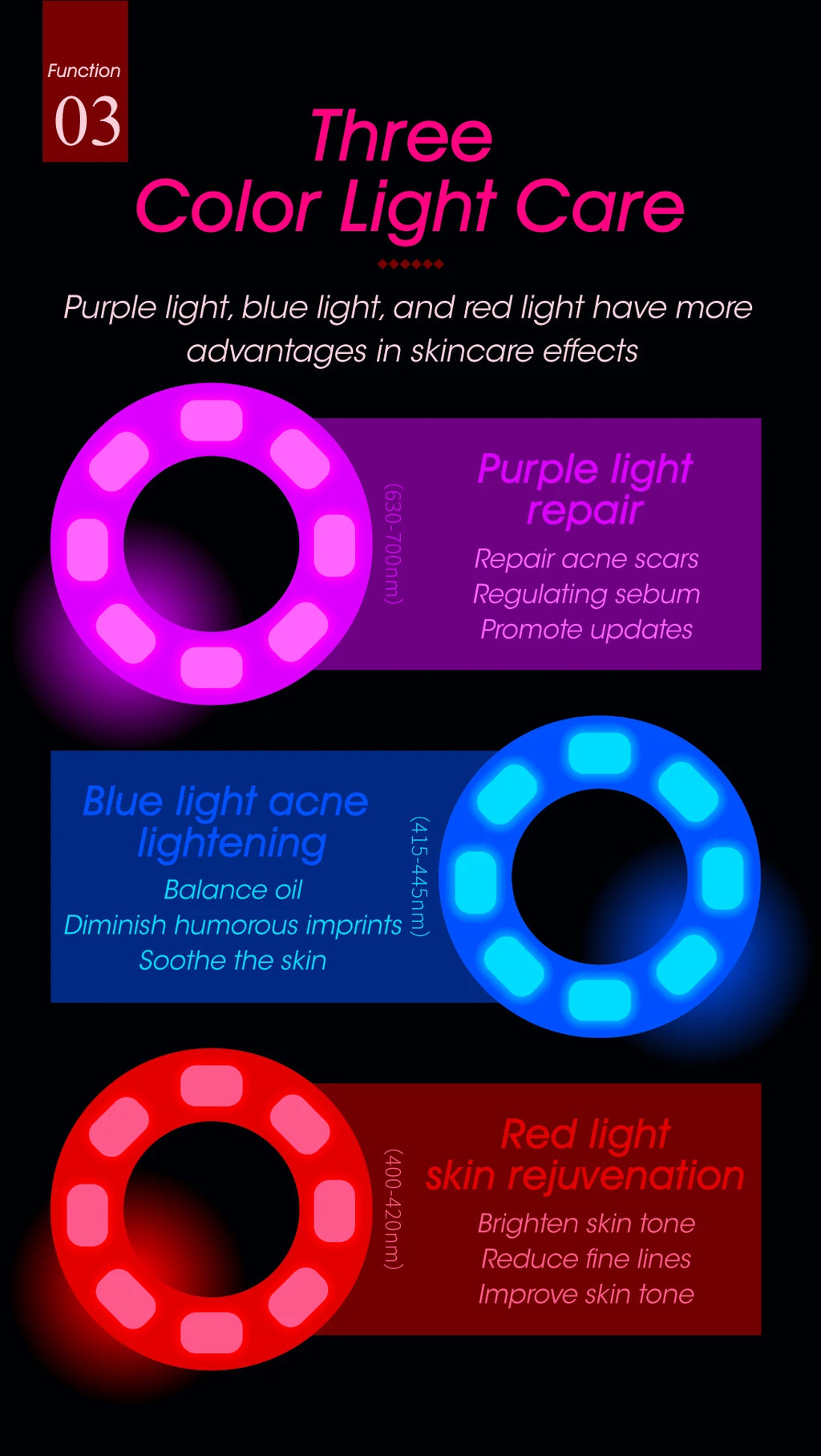 3-in-1 LED Photon Eye Lifting and Anti-Wrinkle Massager