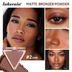 Matte Bronzer Powder for Face Contouring