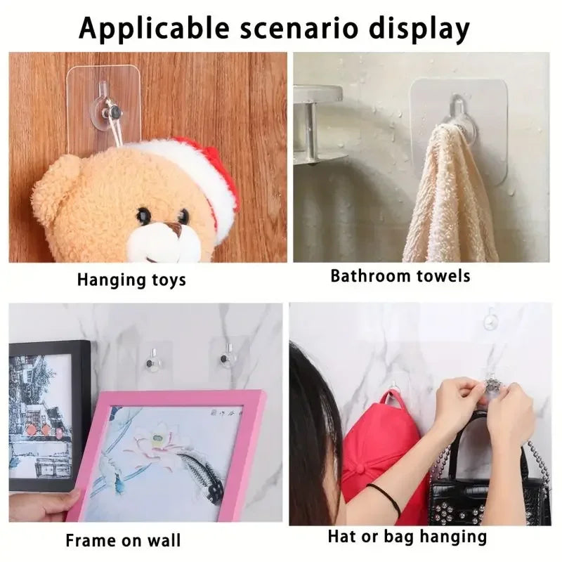 Heavy Duty Adhesive Wall Hooks for Organizing - 11