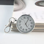 Portable Quartz Nurse Pocket Watch with Secure Keyring