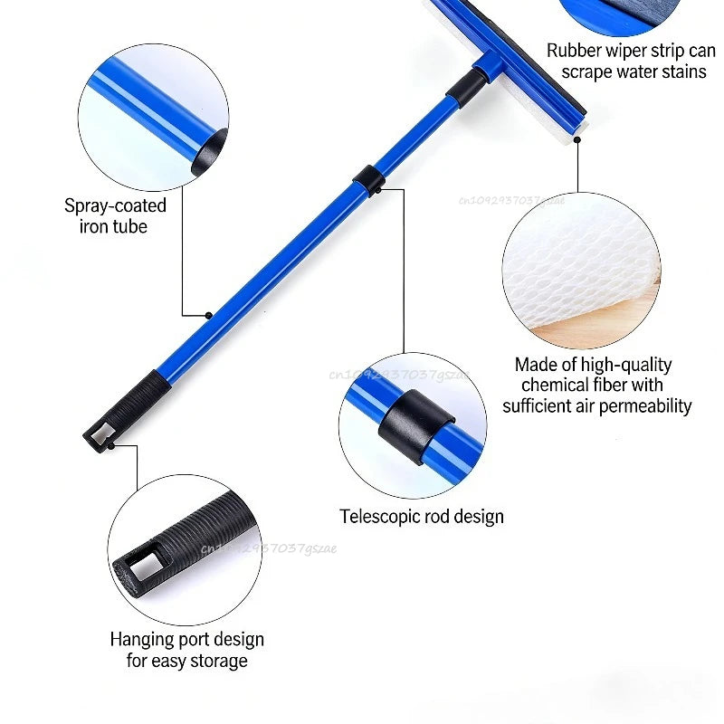 2-in-1 Telescopic Window Cleaner and Squeegee - 5