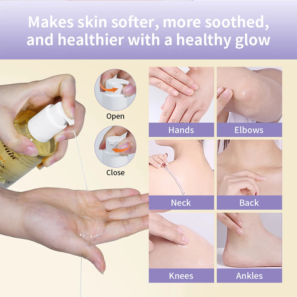 Moisture Drenching Vanilla Body Oil for Glowing Skin