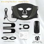 7-Color LED Light Therapy Facial Mask for Skin Rejuvenation