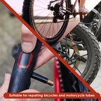 55-Piece Bicycle Tire Puncture Repair Kit