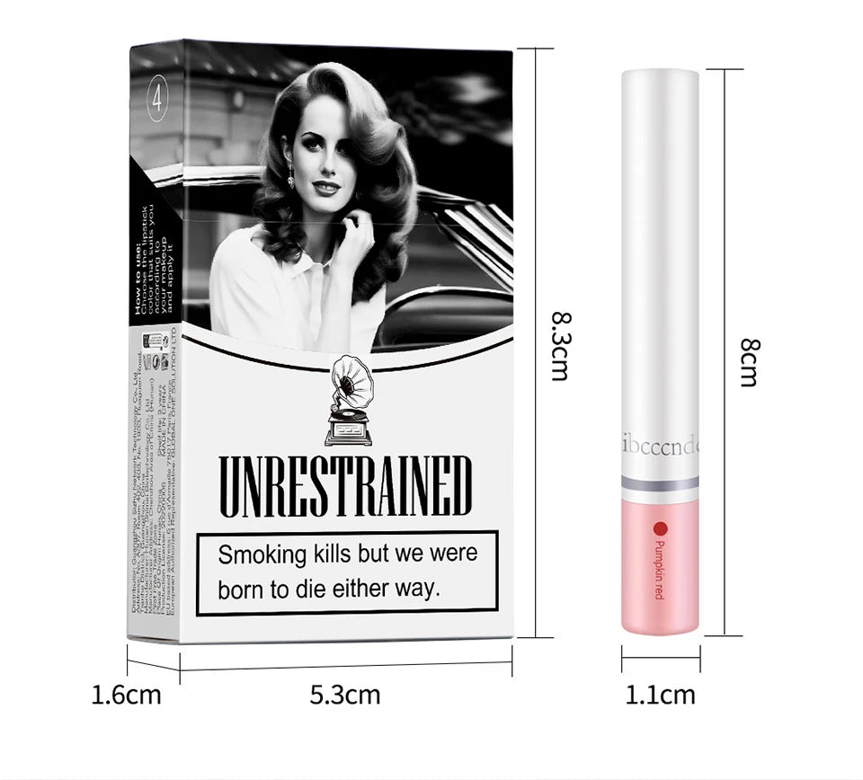 Matte Velvet Cigarette Lipstick Set - 16