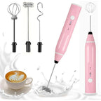 Rechargeable Electric Handheld Milk Frother and Whisk