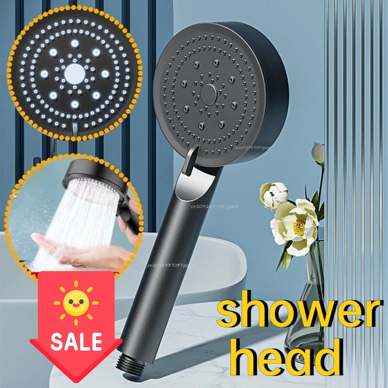 5-Mode High Pressure Handheld Shower Head - 2