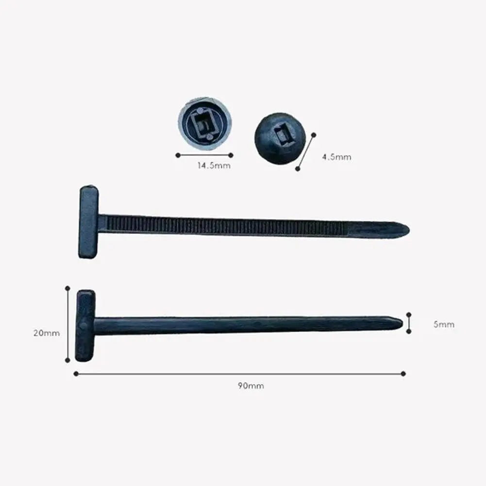 Heavy Duty Nylon Universal Cable Tie Buckle Set - 12