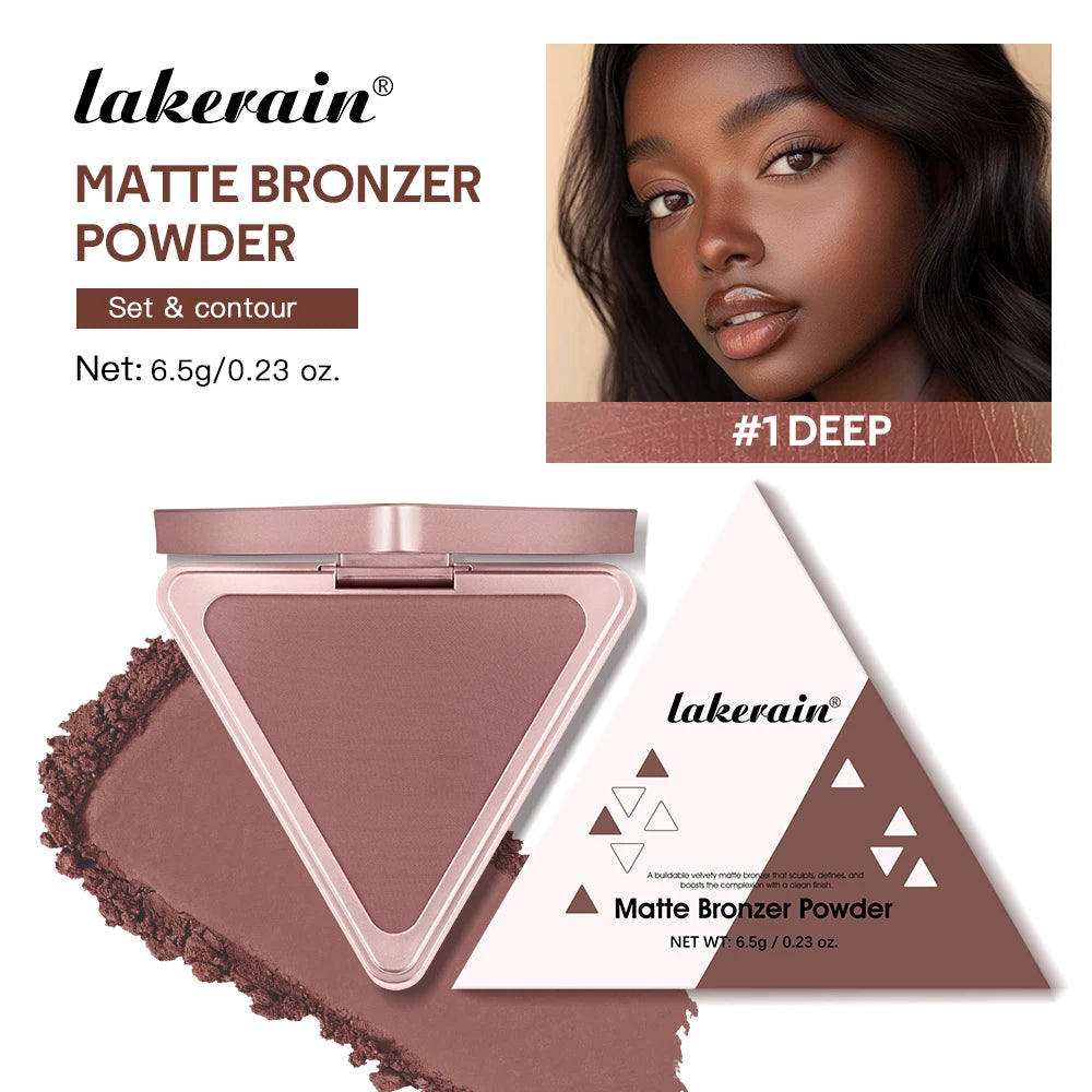 Matte Bronzer Powder for Face Contouring