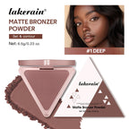 Matte Bronzer Powder for Face Contouring