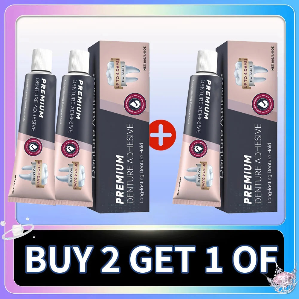 Waterproof Zinc-Free Denture Adhesive for All-Day Hold - 11