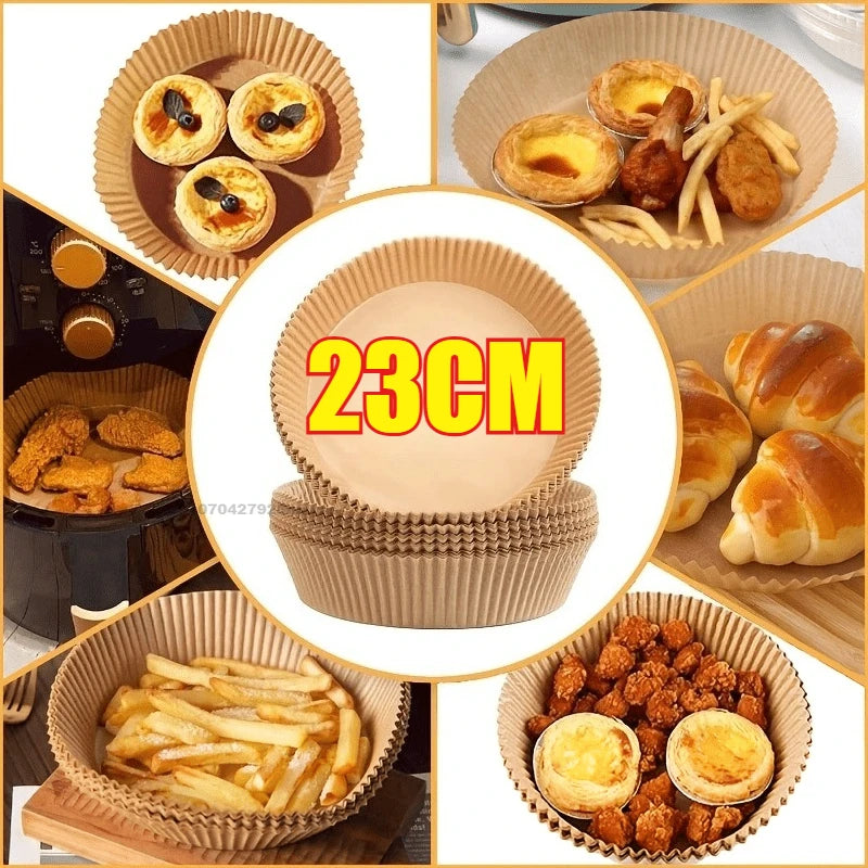 Disposable Non-Stick Air Fryer Parchment Paper Liners - 1
