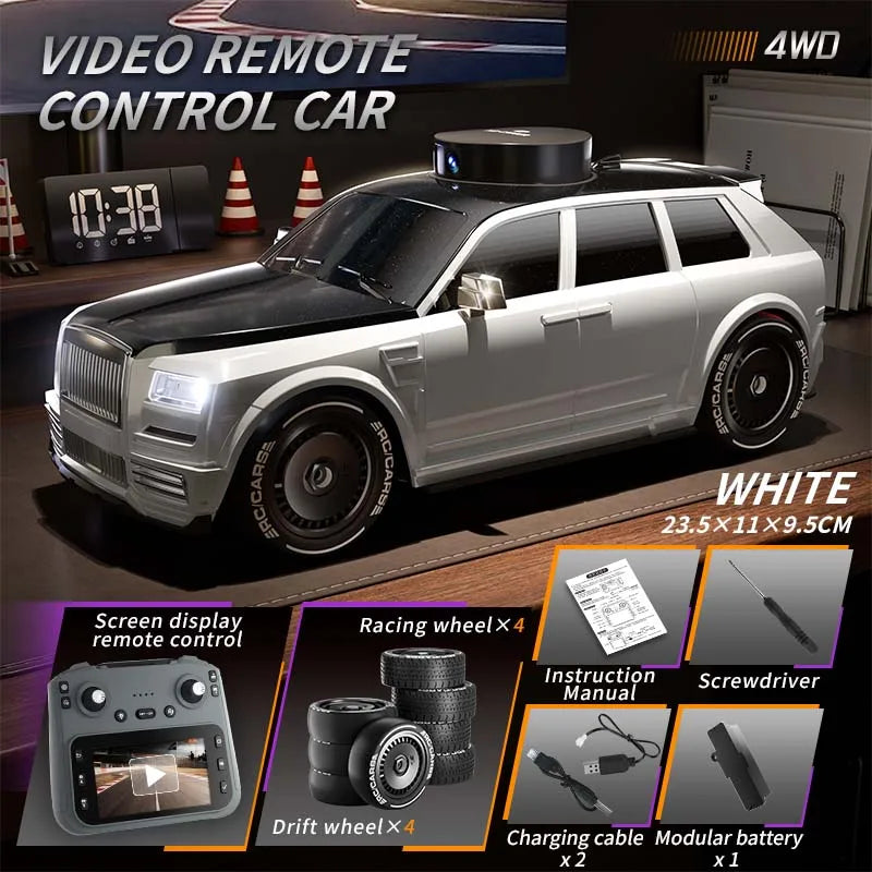 4K HD Camera Drift RC Car with Live Feed Controller
