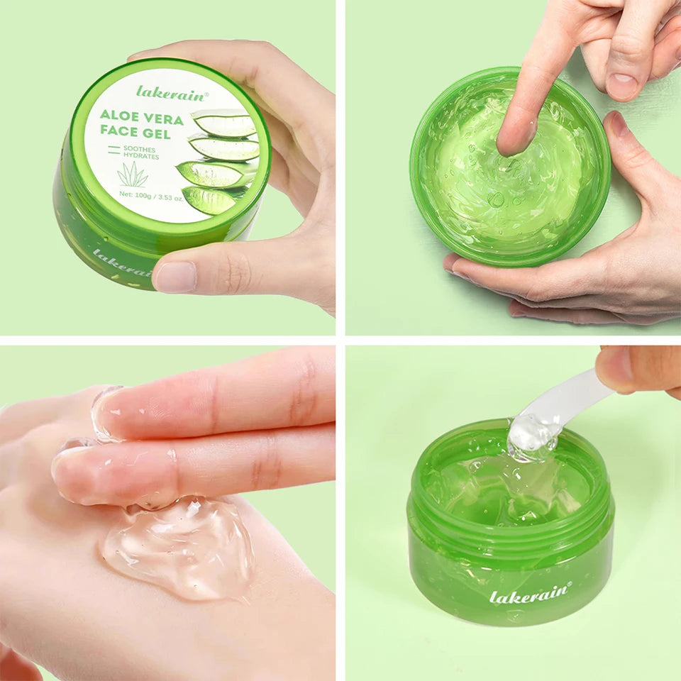 Soothing Aloe Vera Moisturizing Gel for Face and Skin - 19