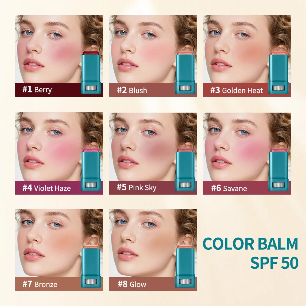 Hydrating SPF 50 Tinted Sunscreen Blush Stick