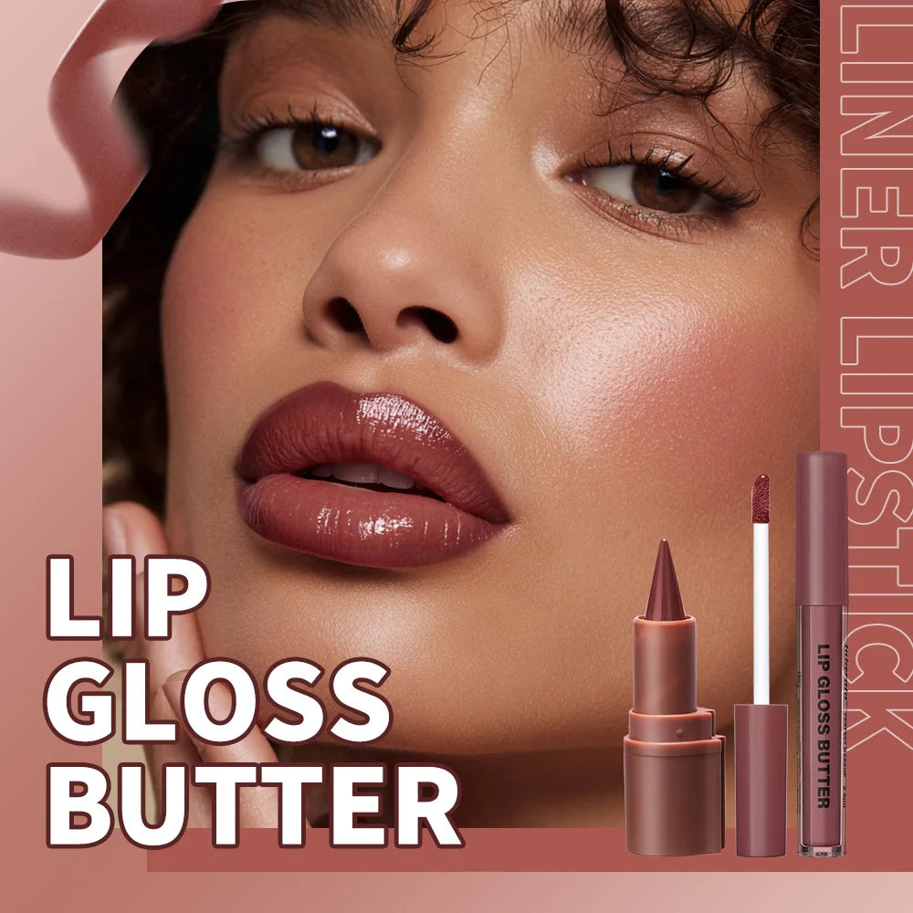 Hydrating Water Lip Stain and Gloss Duo Set - 2