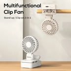 Portable USB Rechargeable Clip-On Cooling Fan