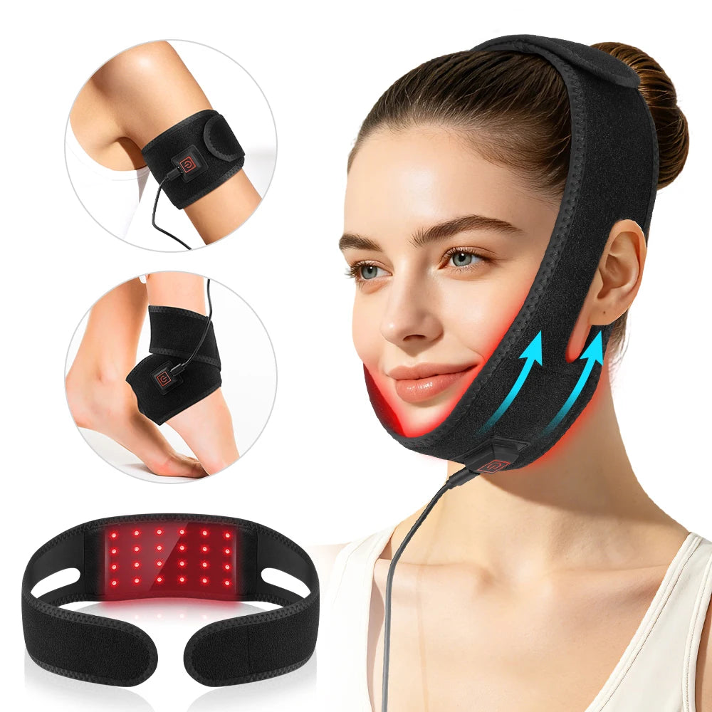 Red and Infrared Light Therapy Wrap for Face Neck and Body - 1