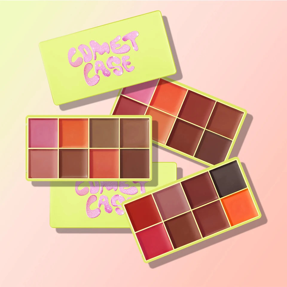 8-Color Cream Blush and Contouring Makeup Palette - 17