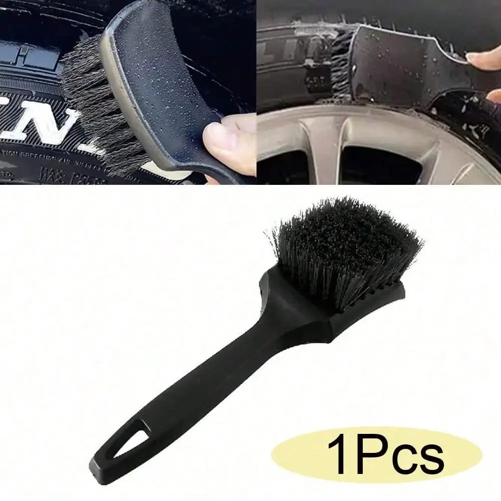 Ergonomic Car Tire and Wheel Rim Cleaning Brush