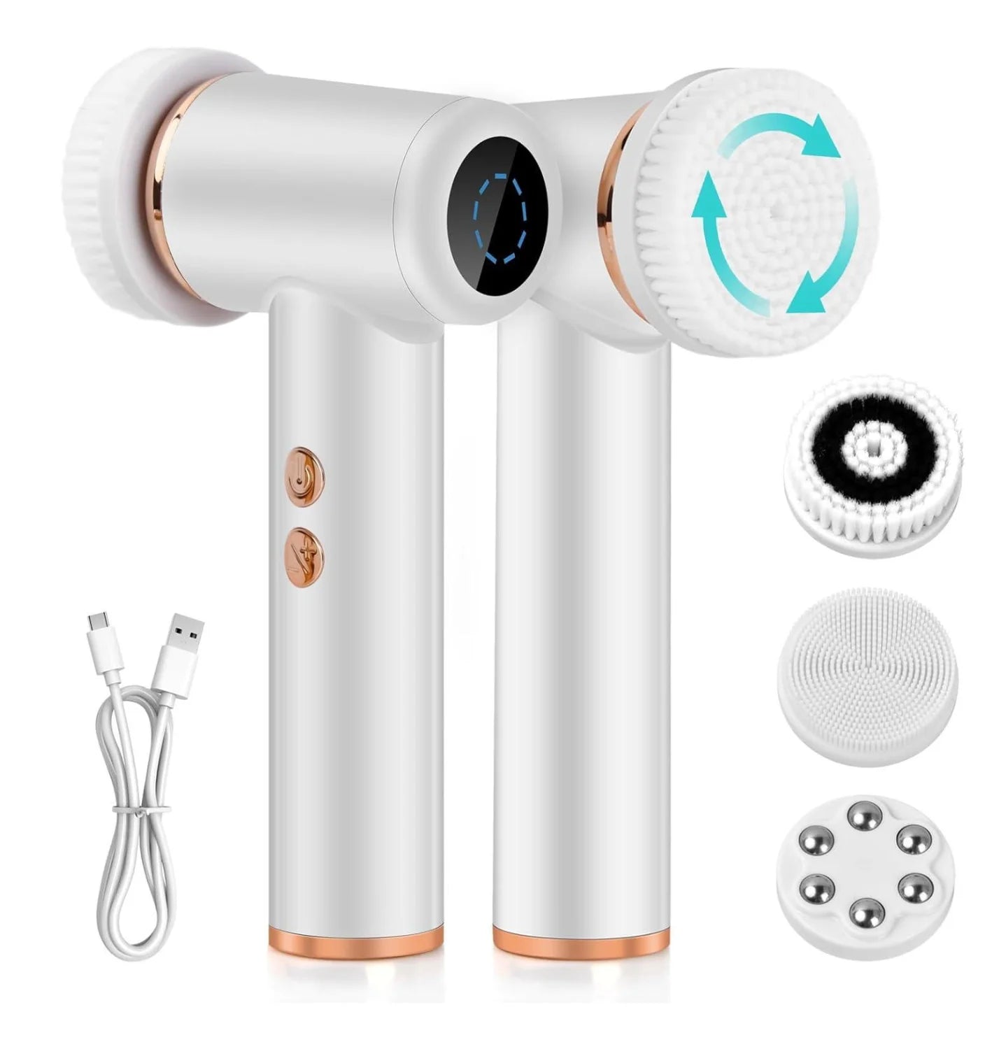 4-in-1 Waterproof Electric Facial Cleansing Brush - 7