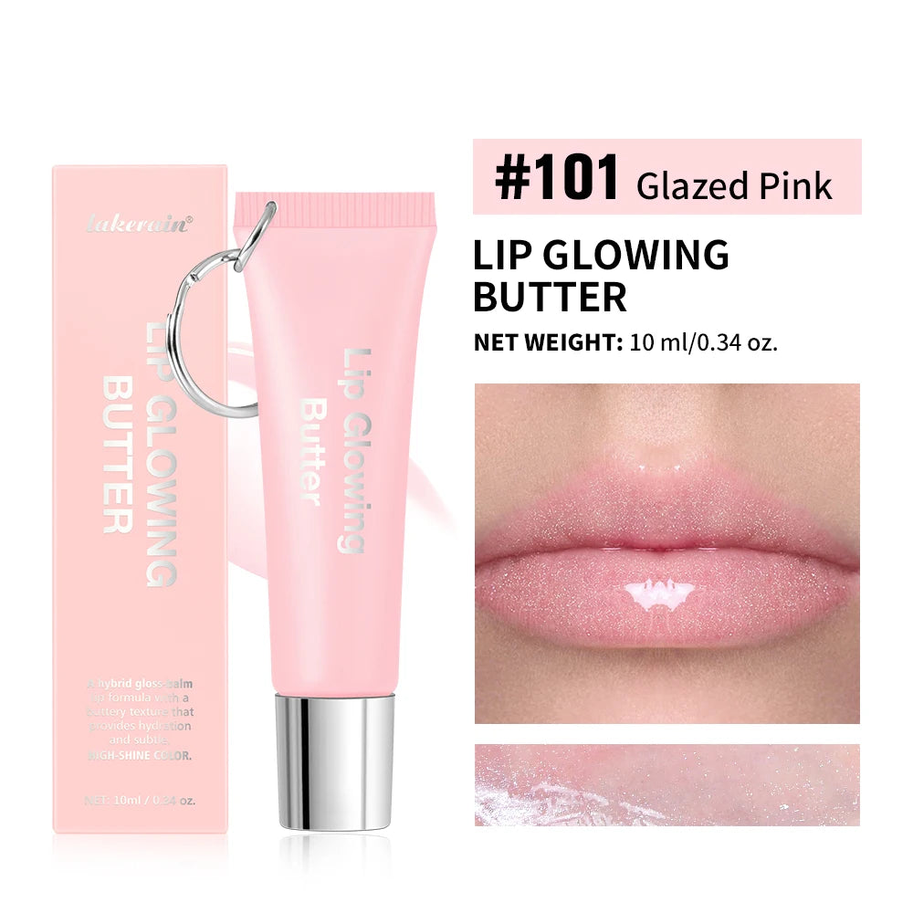 Moisturizing Lip Gloss Butter with Keychain