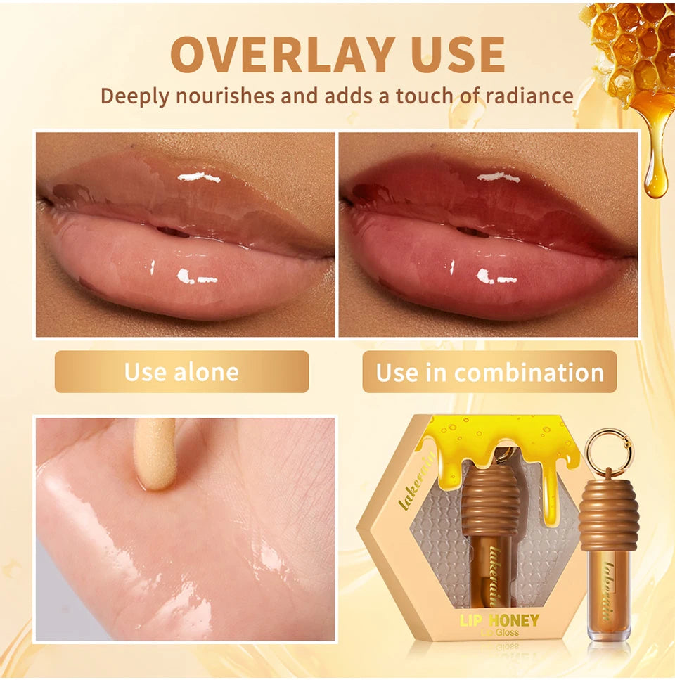 Honey and Chocolate Moisturizing Lip Gloss Duo Set