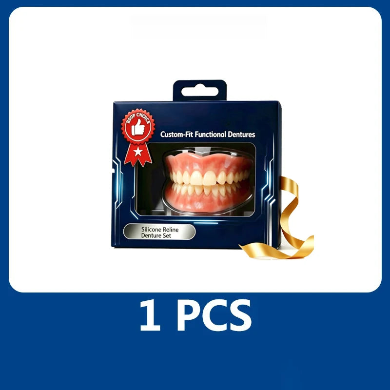 Custom-Fit Silicone Smile Veneers for Natural Looking Teeth