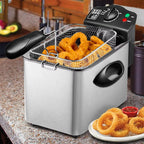 Professional Electric Countertop Deep Fryer for Crispy Snacks