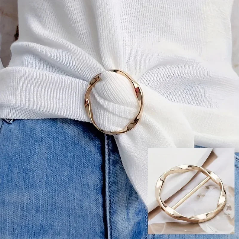 5-Piece Versatile Scarf and T-Shirt Clip Set - 10
