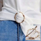 5-Piece Versatile Scarf and T-Shirt Clip Set