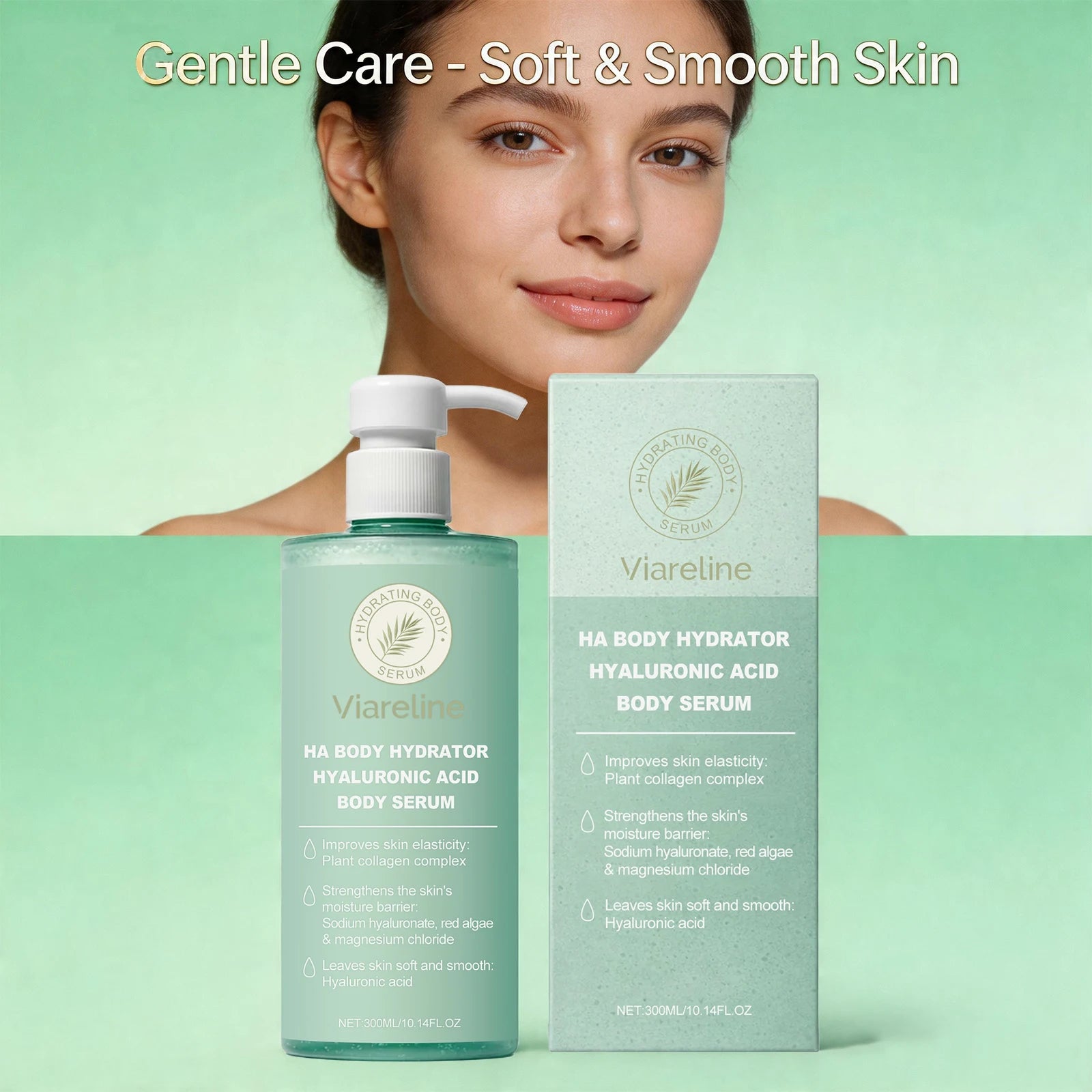 Hyaluronic Acid Hydrating Body Serum for Dry Skin - 1