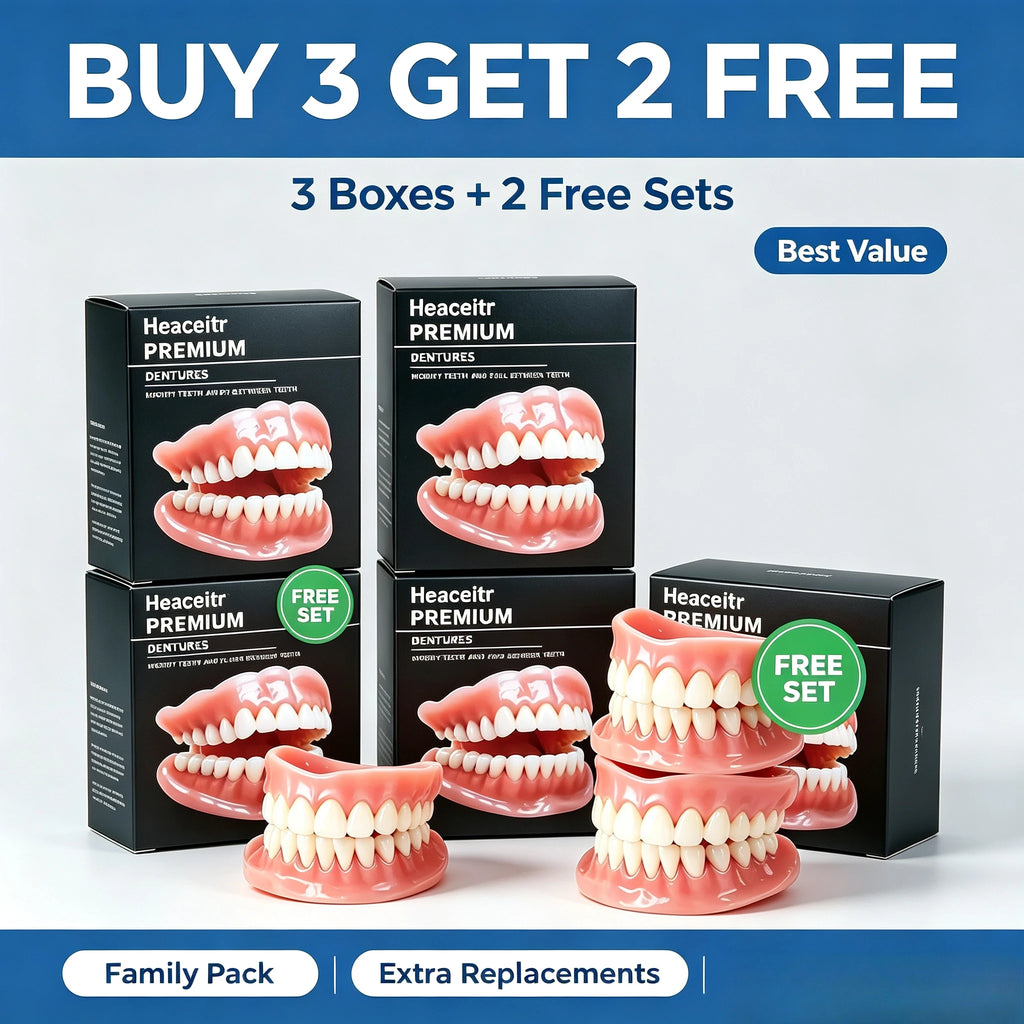 Custom Fit Silicone Comfort Dentures