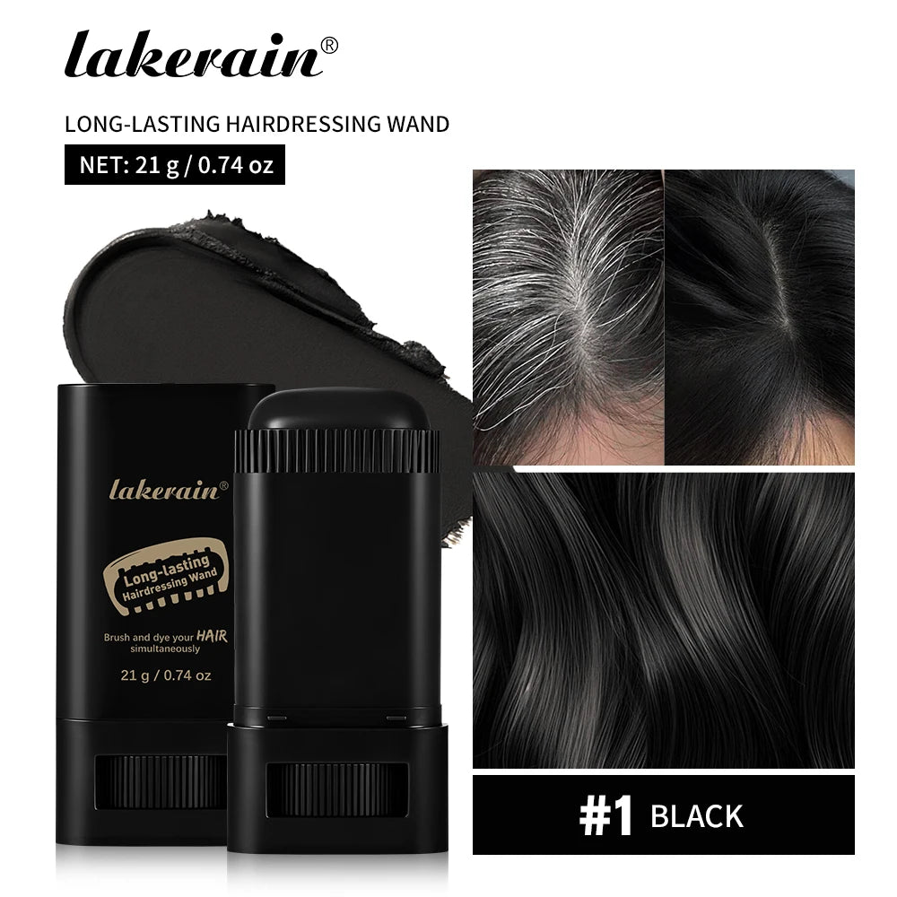Temporary Hair Root Touch Up Stick with Built-in Comb