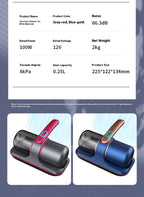 Wireless Handheld Mattress Vacuum and Mite Remover