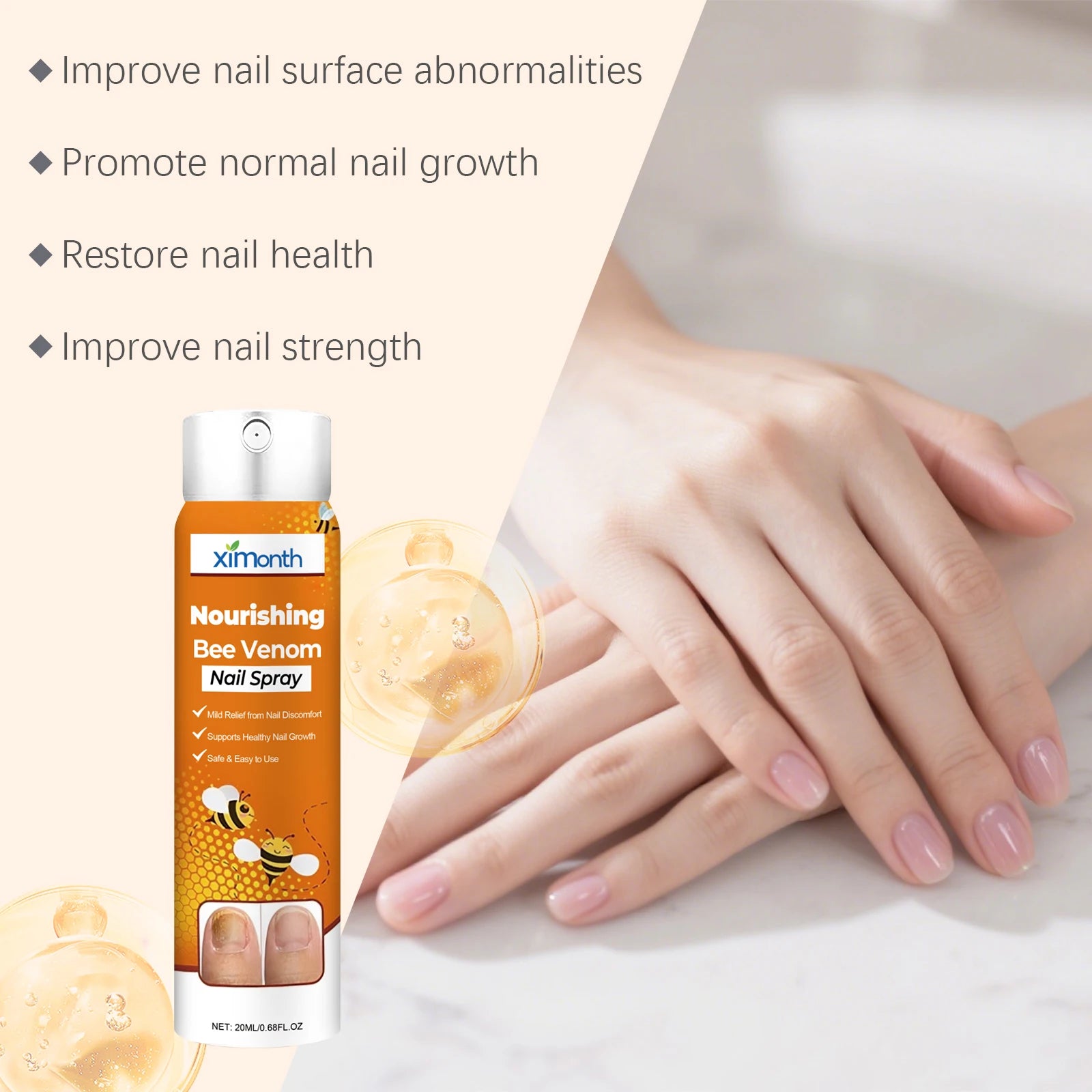 Bee Venom Nourishing Spray for Weak and Damaged Nails - 11