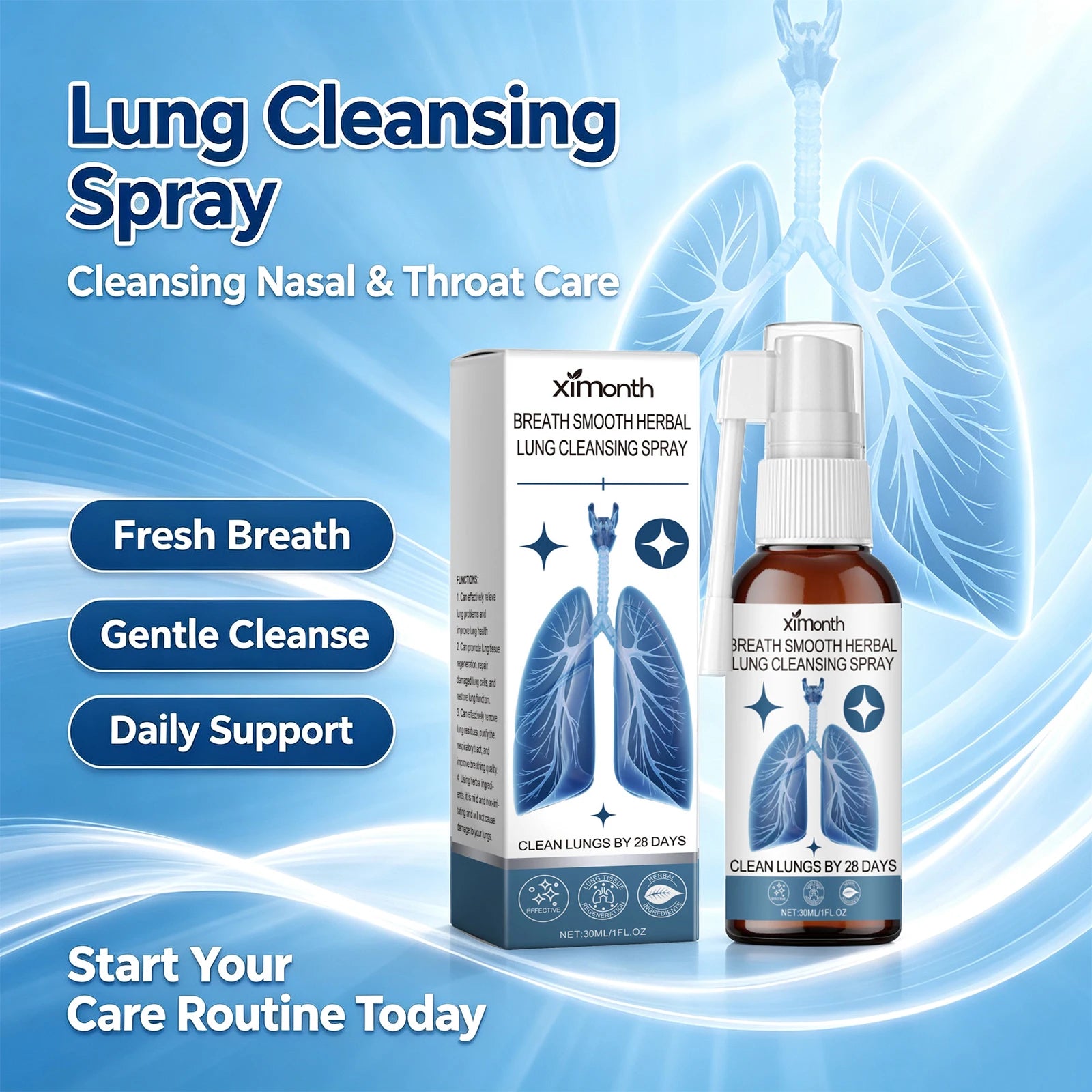 Herbal Nasal and Throat Cleansing Spray - 3