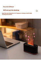 Flame Effect Aromatherapy Essential Oil Humidifier