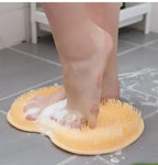Non-Slip Silicone Shower Foot Scrubber and Massage Mat