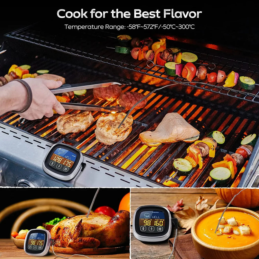 Digital Instant-Read Meat Thermometer for Kitchen and BBQ