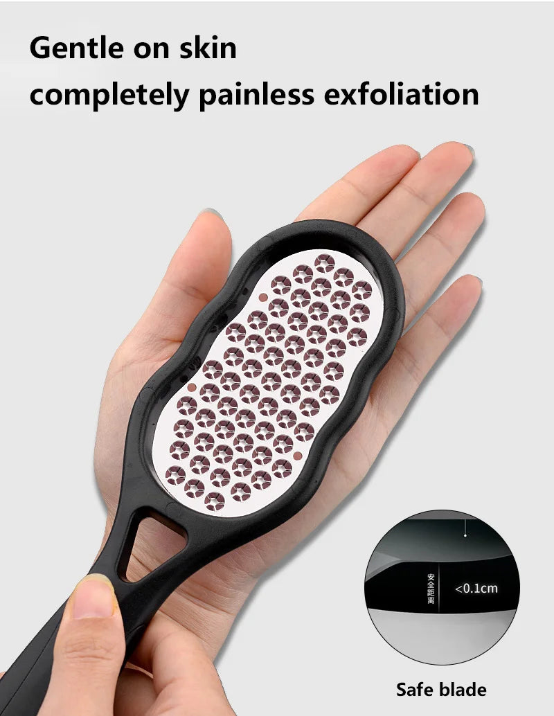 Professional Stainless Steel Foot File for Cracked Heels and Calluses