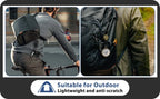Heavy Duty Retractable Carabiner Key Chain with Steel Wire
