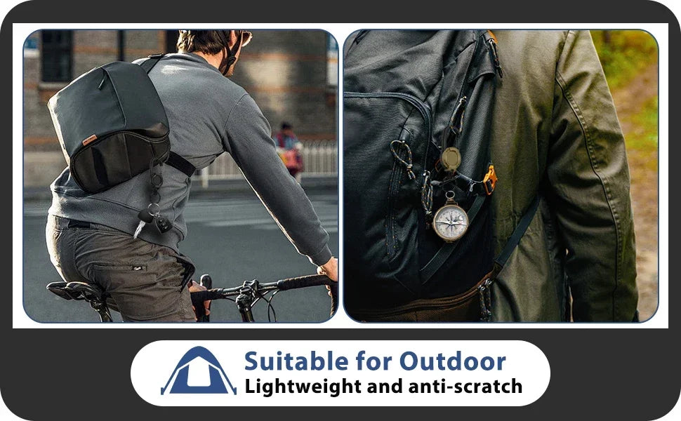 Heavy Duty Retractable Carabiner Key Chain with Steel Wire