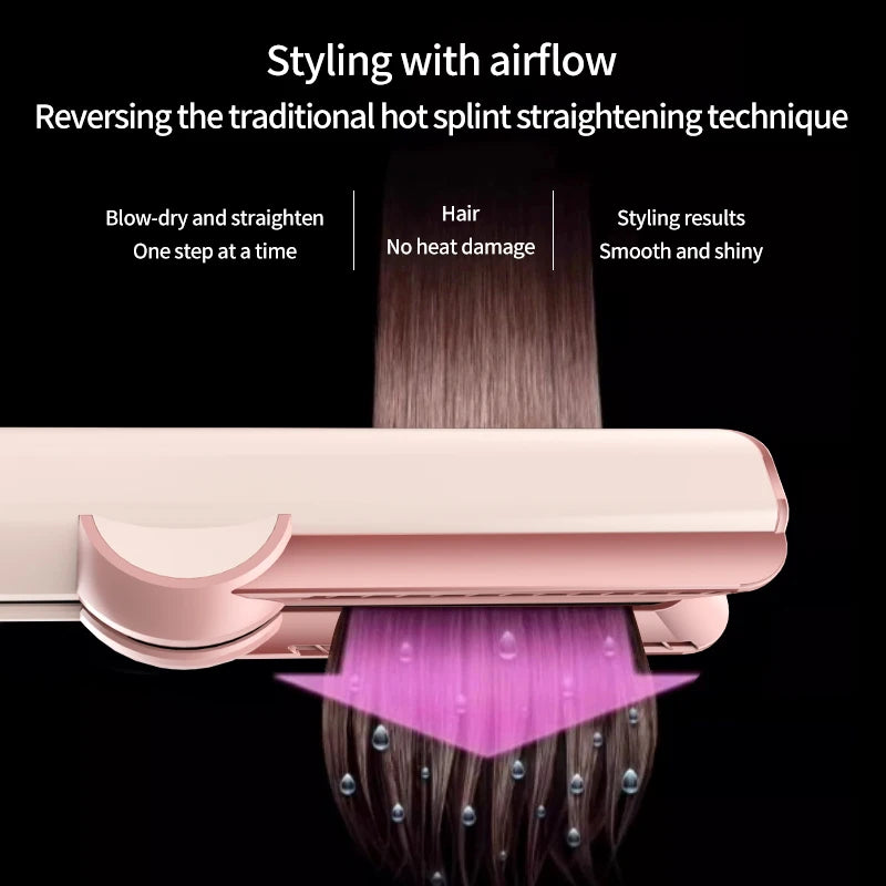 2-in-1 Professional Hair Dryer and Straightener Tool