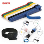 Reusable Nylon Cable Organizer Ties for Cord Management
